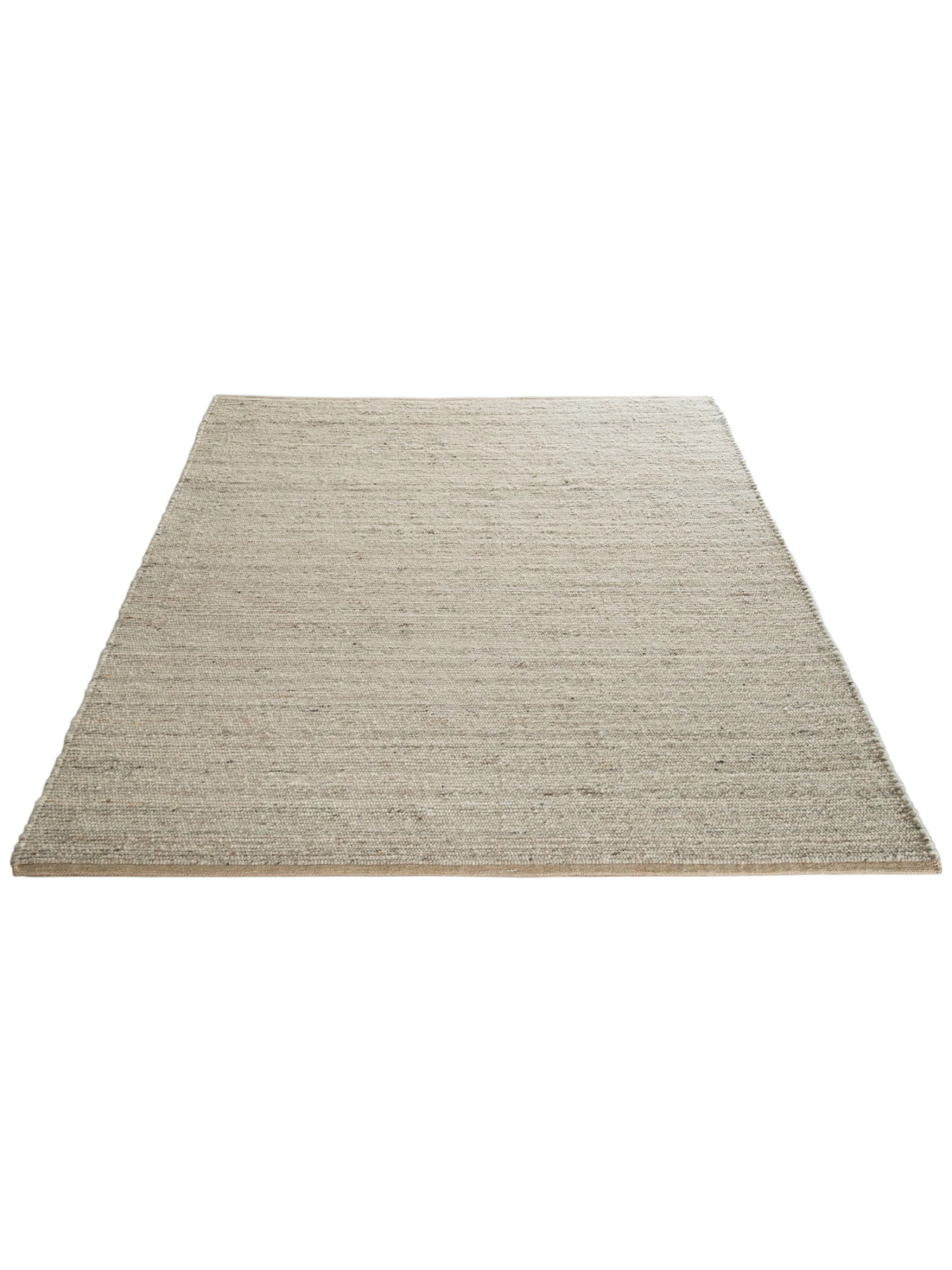 Woll-Teppich, Dunkelbeige 5 Woll-Teppich, Dunkelbeige - Image 3