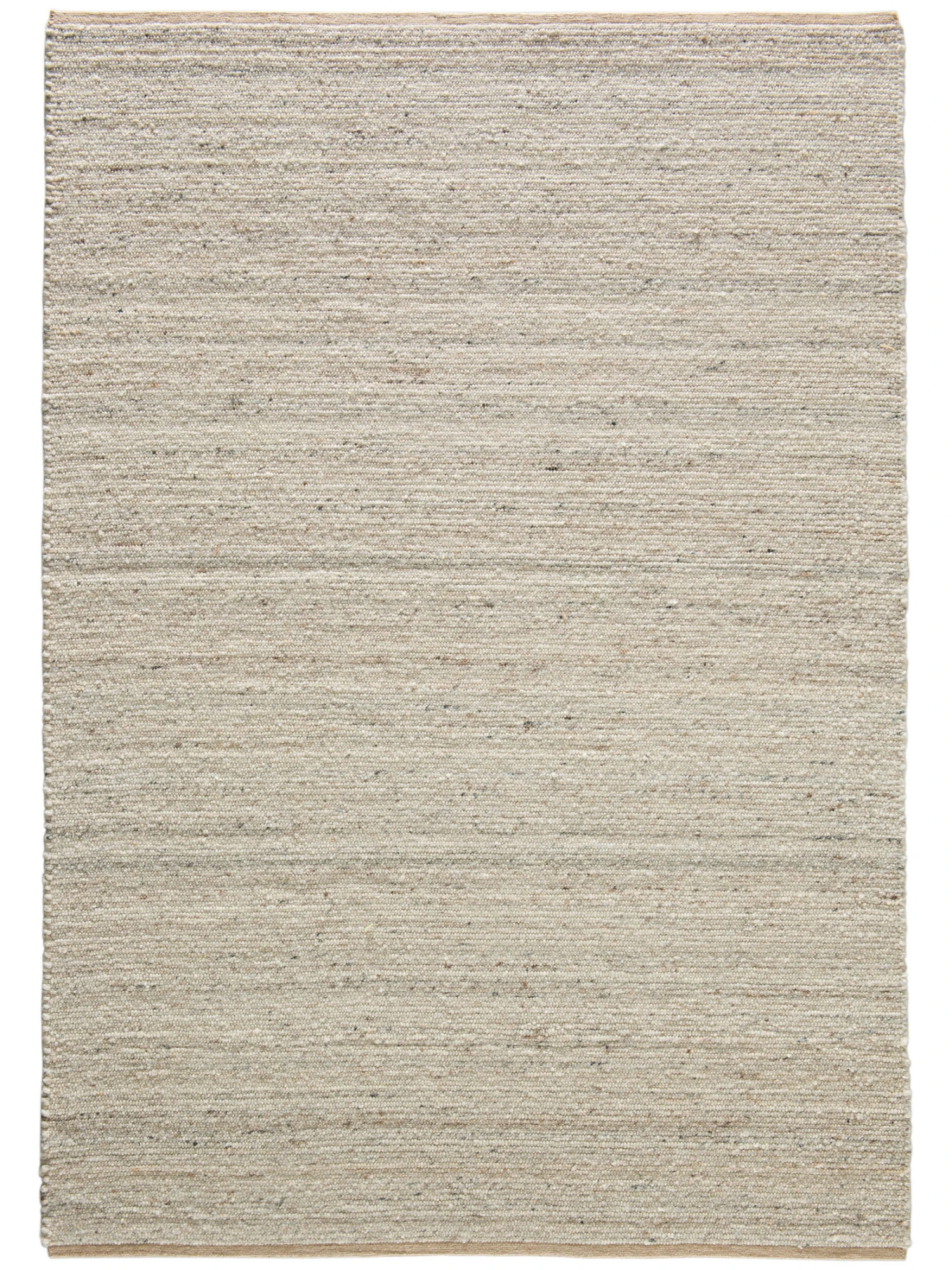 Woll-Teppich, Dunkelbeige 4 Woll-Teppich, Dunkelbeige - Image 2