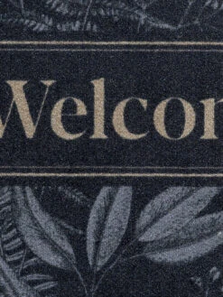 Sauberlaufmatte, Forets Leaves Grey -Teppiche Verkaufe Door Fussmatte Grau ForetsLeavesGrey 50x80 lup