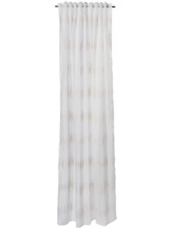 Vorhang Mit Gardinenband, Beige