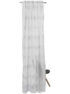 Vorhang Mit Gardinenband, Grau -Teppiche Verkaufe Ella Gardine verdeckteSchlaufe grau 140x245 pla2