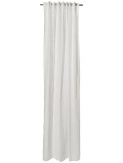 Vorhang Mit Gardinenband, Natur -Teppiche Verkaufe Emely Gardine verdeckteSchlaufe beige Natur 140x245 pla1