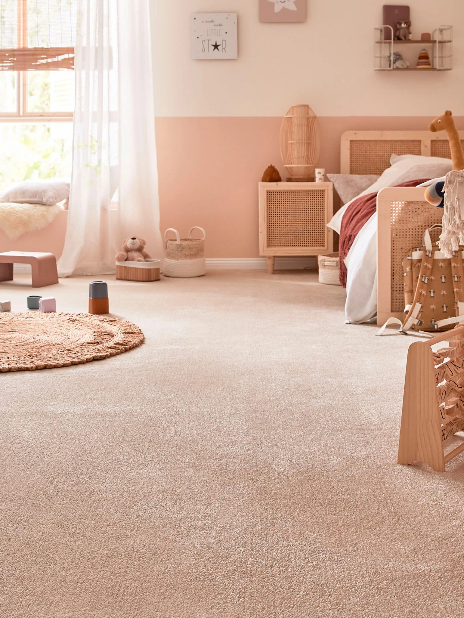 Velours-Teppichboden, Ivory 34 3 Velours-Teppichboden, Ivory 34