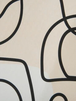 Leinwandbild, Schwarz/Weiss -Teppiche Verkaufe Endless Druckgerahmt Weiss SchwarzWeiss 50x70 lup