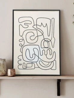 Leinwandbild, Schwarz/Weiss