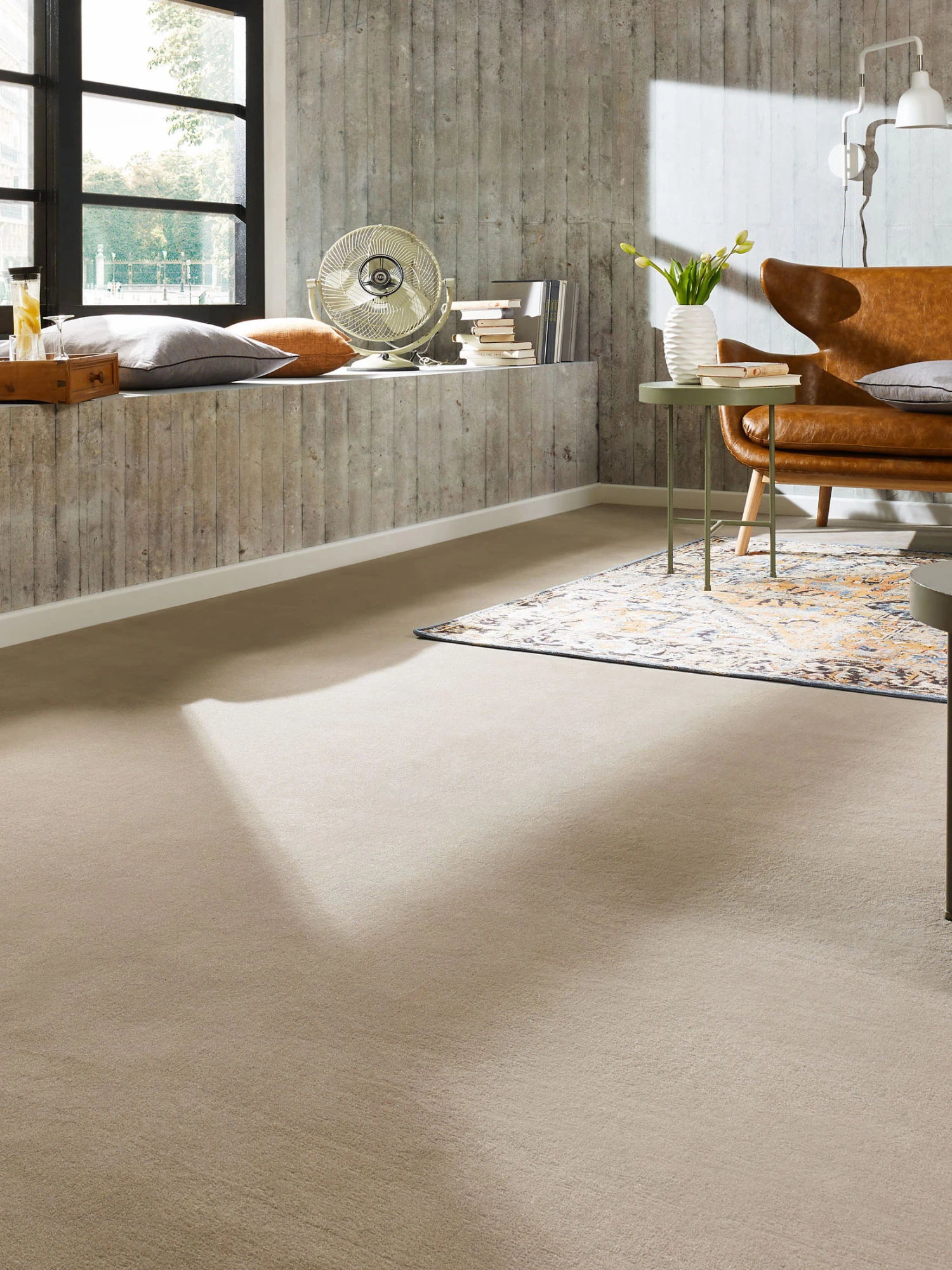 Velours-Teppichboden, Cappuccino 49 3 Velours-Teppichboden, Cappuccino 49