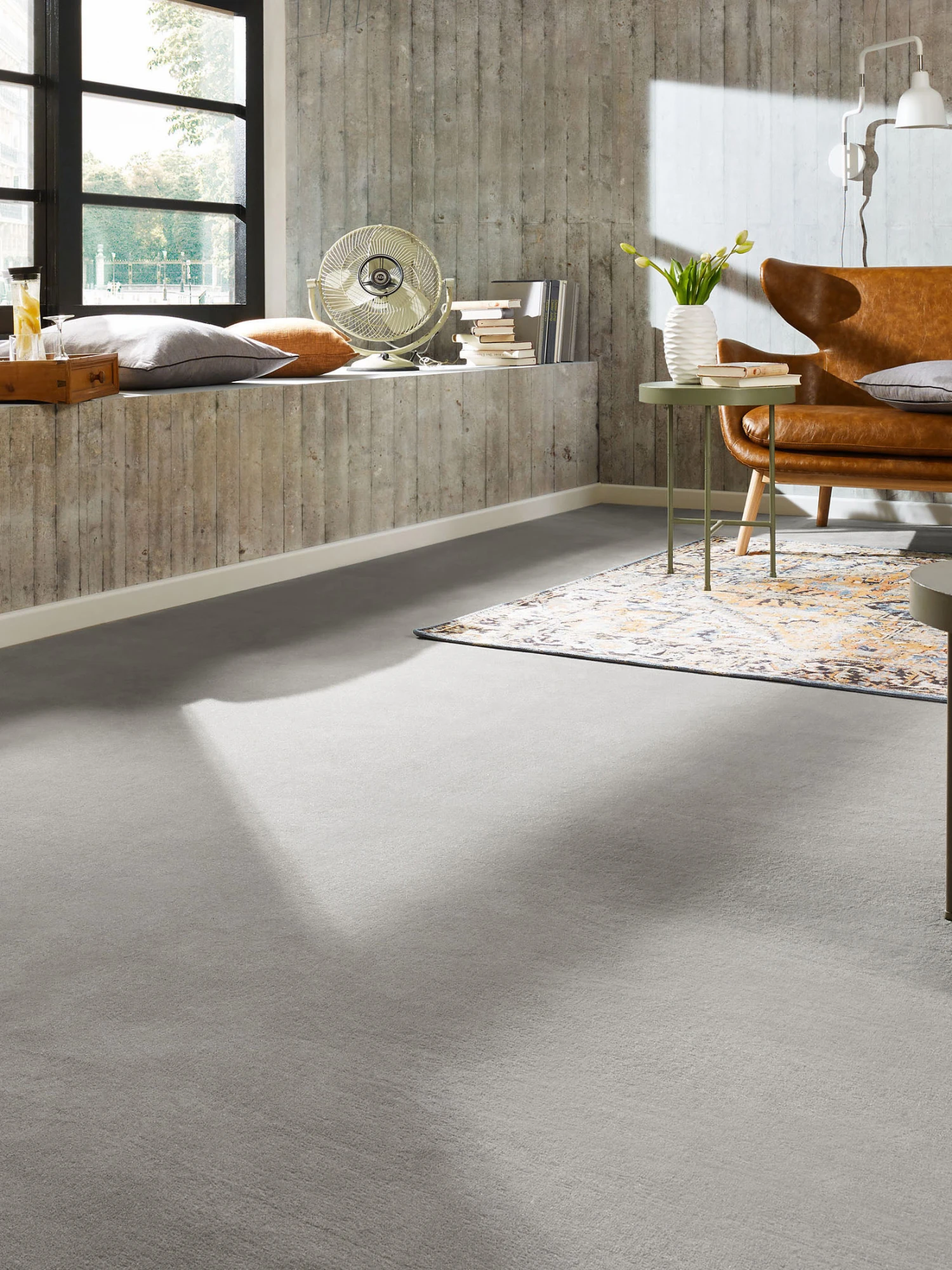 Velours-Teppichboden, Silber 92 3 Velours-Teppichboden, Silber 92