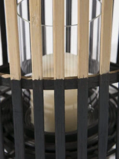 Laterne, Beige/Schwarz -Teppiche Verkaufe Fargosa Laterne Beige BeigeSchwarz 31x31x39 lup2