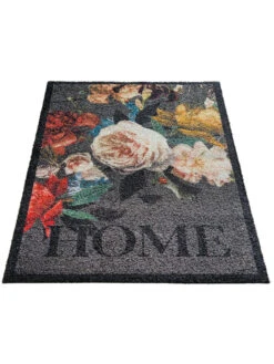 Fußmatte, Dutch Flower Anthrazit -Teppiche Verkaufe Fashion FuC39Fmatte Hellgrau DutchFlowerAnthrazit 66x100 66x100 fper