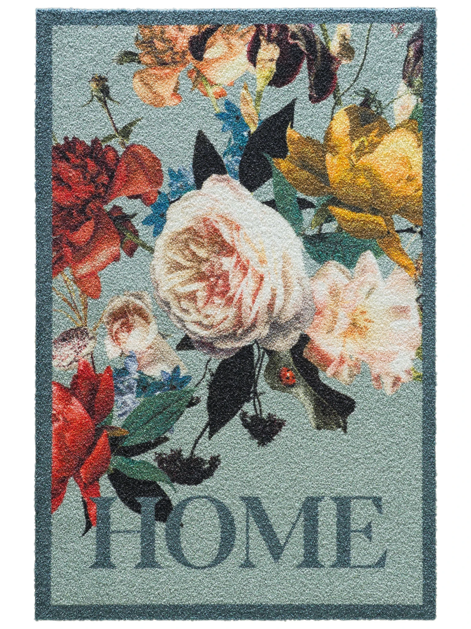 Fußmatte, Dutch Flower Green 3 Fußmatte, Dutch Flower Green