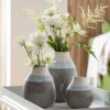 Vase, Graubeige -Teppiche Verkaufe Ferreira Vase Grau Graubeige div mil