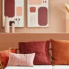 Leinwand Druck, Orange -Teppiche Verkaufe Finca Leinwandbild Mehrfarbig Multicolor 50x70 mil