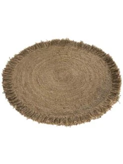 Jute-Teppich, Dünensand -Teppiche Verkaufe Florencia JuteTeppich Beige Duenensand 90rund fper