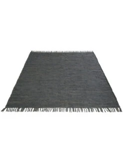 Baumwoll-Teppich, Anthrazit -Teppiche Verkaufe Froesunda BaumwollTeppich Dunkelgrau Anthrazit 170x240 fper