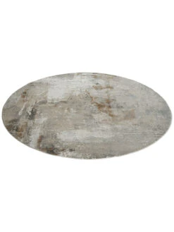 Vintage-Teppich, Taupe -Teppiche Verkaufe Garisim VintageTeppich Dunkelbeige Taupe 200rund fper