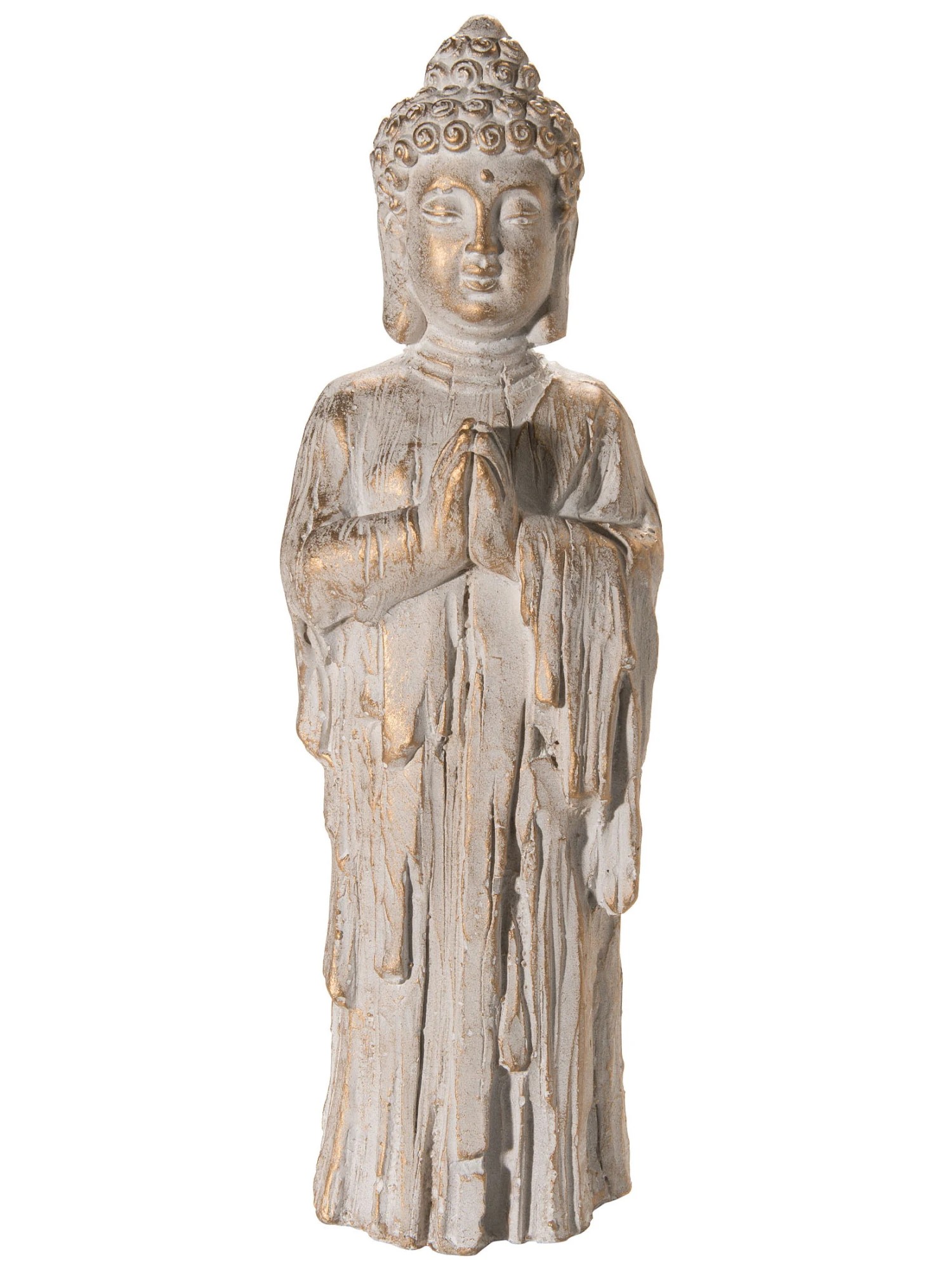 Figur, Weiss/Gold 3 Figur, Weiss/Gold