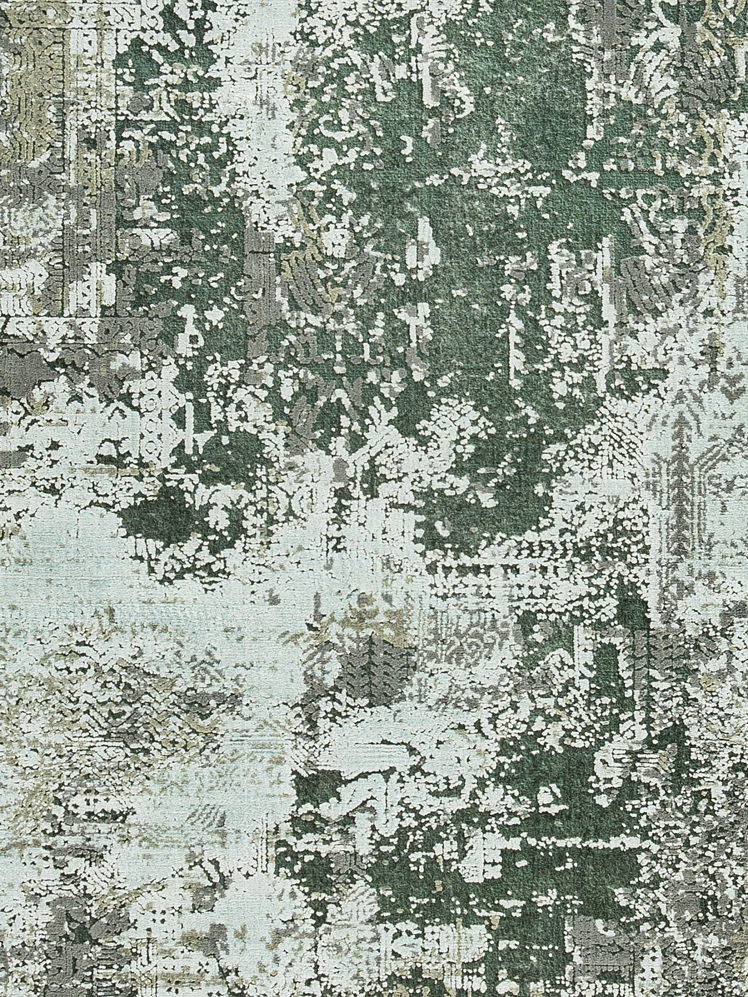 Vintage-Teppich, Moosachat 7 Vintage-Teppich, Moosachat - Image 5