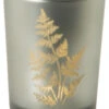 Teelichthalter, Dunkelgrün/Gold