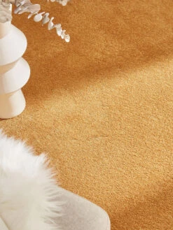 Velours-Teppichboden, Safran 370 -Teppiche Verkaufe GreenLine VeloursTeppichboden Dunkelgelb Safran370 mil4