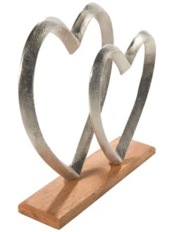 Objekt, Nickel -Teppiche Verkaufe HeartforTwo Aufsteller Silber Nickel 8x27x272C9 per3