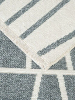 Moderner Teppich, Creme/grau -Teppiche Verkaufe Hedda ModernerTeppich Grau Creme grau 160x230 wel2