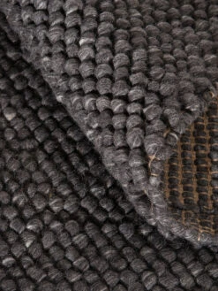 Woll-Teppich, Charcoal -Teppiche Verkaufe Helsingborg Wollteppich dunkelgrau charcoal wel