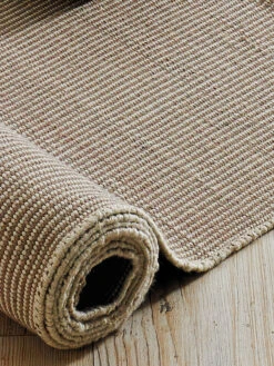 Flachgewebe-Teppich, Devon -Teppiche Verkaufe Hoegland Handwebteppich braun devon lup