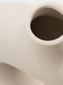 Vase, Mattweiss -Teppiche Verkaufe Hulao Vase Creme Mattweiss 22x23x232C8 lup1