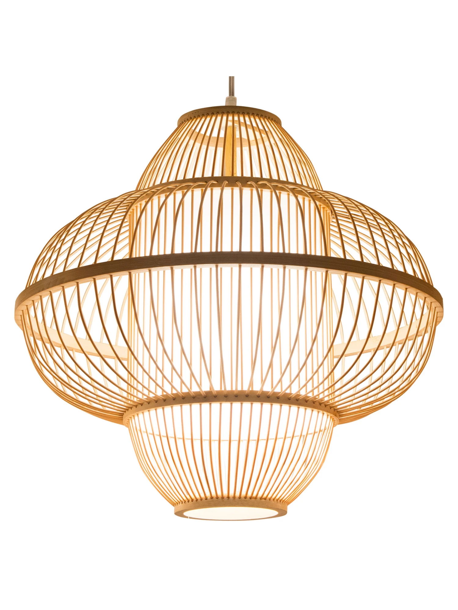 Hängeleuchte, Bambus 4 Hängeleuchte, Bambus - Image 2