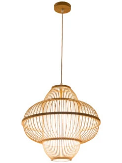 Hängeleuchte, Bambus 10 Hängeleuchte, Bambus -Teppiche Verkaufe Imari Pendelleuchte Beige Bambus 42x42x40 per2