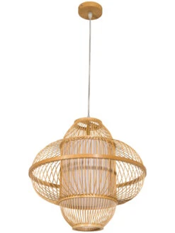 Hängeleuchte, Bambus 11 Hängeleuchte, Bambus -Teppiche Verkaufe Imari Pendelleuchte Beige Bambus 42x42x40 per3