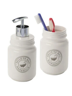 Seifenspender, Weiss -Teppiche Verkaufe Inga Set Weiss per