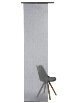 Flächenvorhang, Anthrazit -Teppiche Verkaufe Jella Flaechenvorhang Dunkelgrau Anthrazit 60x245 pla2