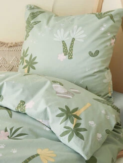 Kinderbettwäsche, Jungle Green -Teppiche Verkaufe JungleFever Bettwaesche Gruen JungleGreen 135x200 mil2