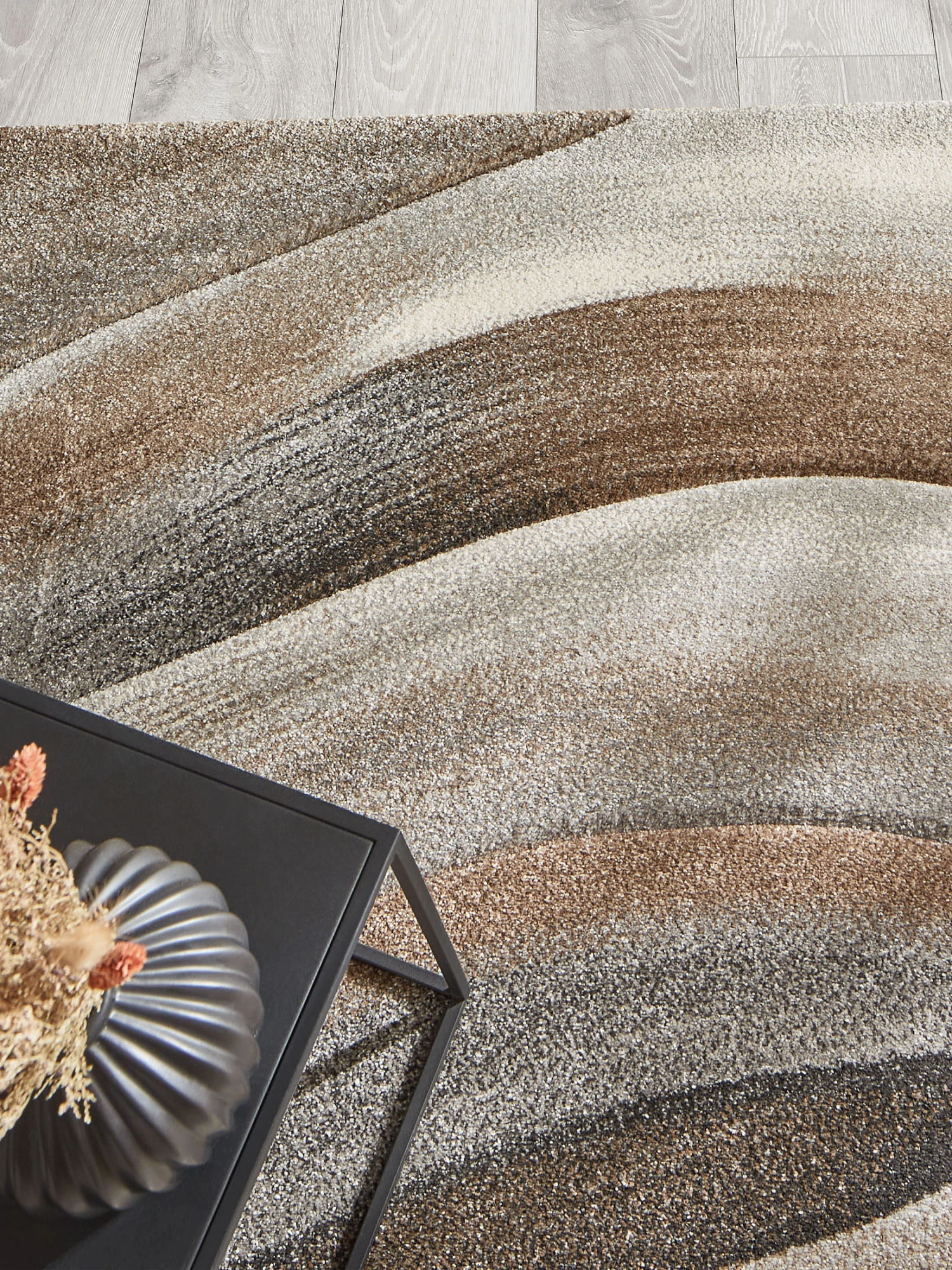 Moderner Teppich, Mandel 5 Moderner Teppich, Mandel - Image 3