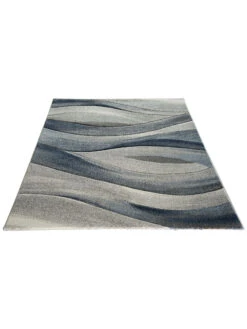 Moderner Teppich, Blau -Teppiche Verkaufe Kaleidoskop ModernerTeppich Grau Blau 240x340 fper