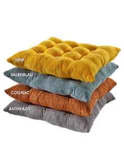 Stuhlkissen, Senf -Teppiche Verkaufe Kalle Sitzkissen div stapel 2