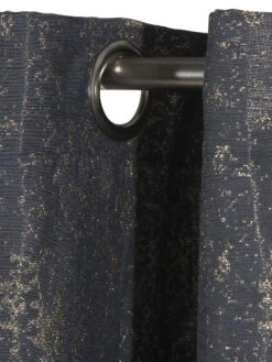 Ösenschal, Galaxy -Teppiche Verkaufe Karli Gardine Oesenschal Dunkelgrau Galaxy 140x245 lup1