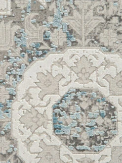 Vintage-Teppich, Bleu 12 Vintage-Teppich, Bleu -Teppiche Verkaufe Kingfield VintageTeppich Blau Bleu 200x290 lup