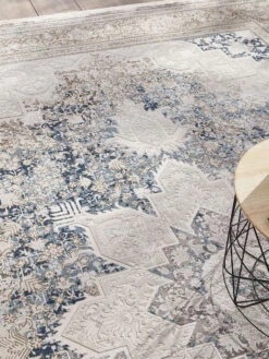 Vintage-Teppich, Bleu 9 Vintage-Teppich, Bleu -Teppiche Verkaufe Kingfield VintageTeppich Blau Bleu 200x290 mil3