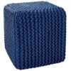 Strick-Pouf, Navy