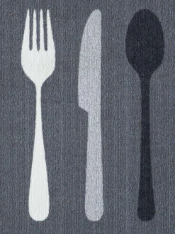 Fußmatte, Bon Appetit -Teppiche Verkaufe Kitchen Fussmatte Grau BonAppetit 50x150 lup