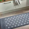 Fußmatte, Homestar -Teppiche Verkaufe Kitchen Fussmatte Hellgrau Homestar 50x150 mil
