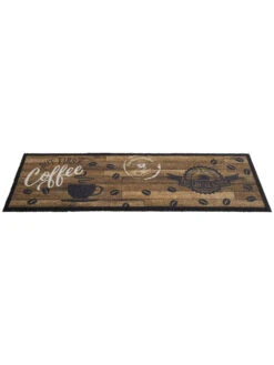 Fußmatte, Goodmorning Coffee -Teppiche Verkaufe KitchenPlus Fussmatte Braun GoodmorningCoffee 50x150 per