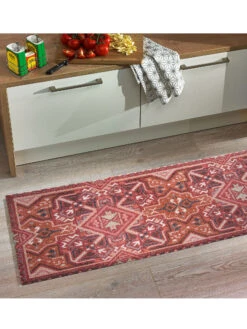 Fußmatte, Vintage Boho Kelim