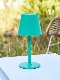 Tischleuchte, Grün -Teppiche Verkaufe Kitsilano LEDTischleuchte Tuerkis Gruen 11x11x39 mil1