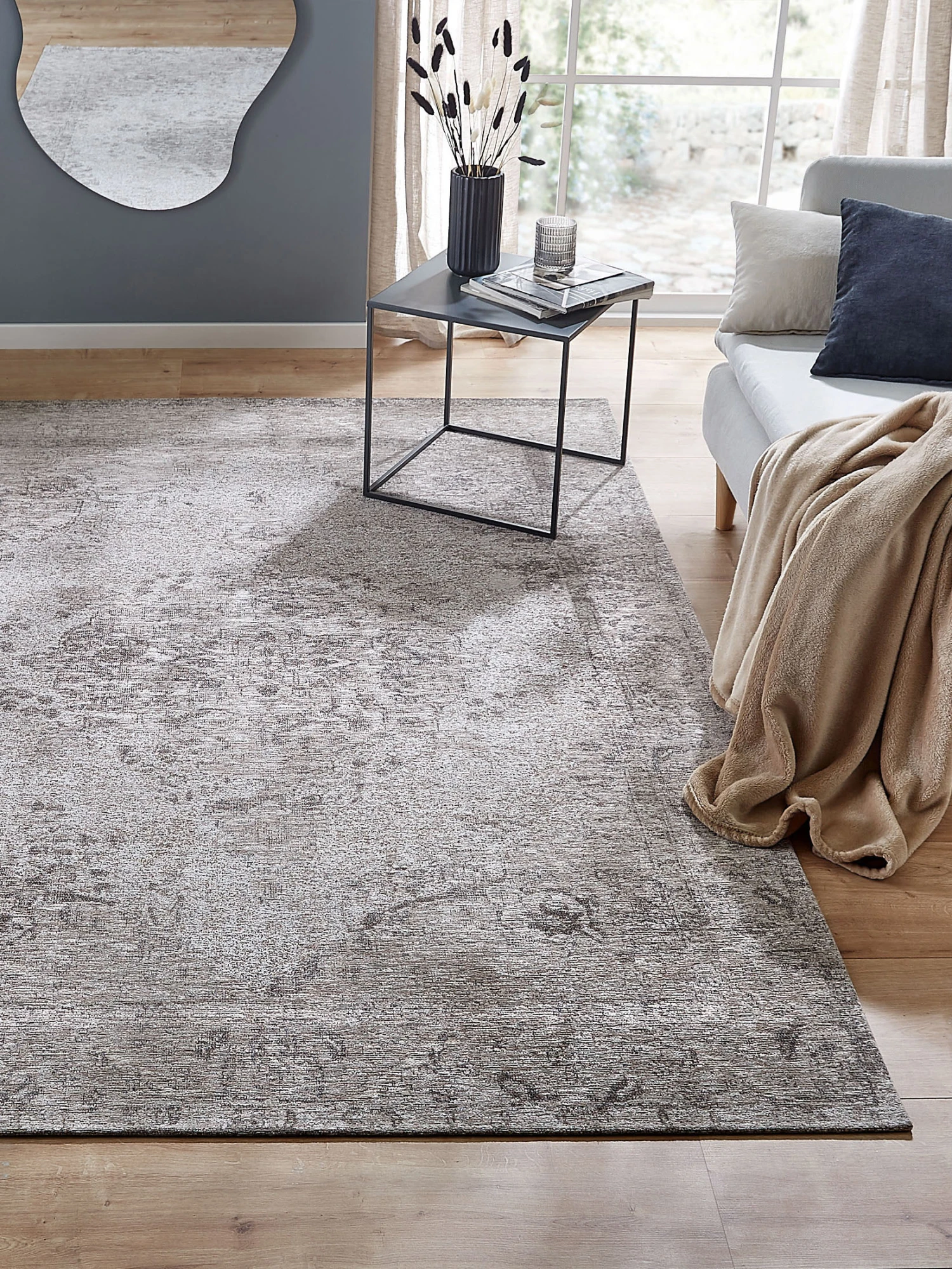 Vintage-Teppich, Silver 3 Vintage-Teppich, Silver