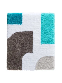 Neue Veröffentlichungen -Teppiche Verkaufe Latigo Badteppich Mehrfarbig Tuerkis 50x60 pla