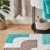 Badematte, Türkis -Teppiche Verkaufe Latigo Badteppich Mehrfarbig Tuerkis 70x120 mil