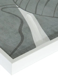 Leinwand-Druck-handbemalt, Graugrün 10 Leinwand-Druck-handbemalt, Graugrün -Teppiche Verkaufe Leavea Druckgerahmt Gruen Graugruen 50x70 lup2